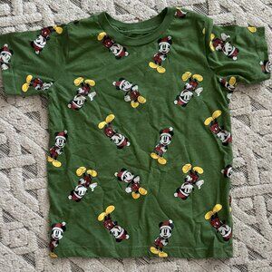 Boys Disney Christmas Holiday Mickey tshirt, size XS/4
